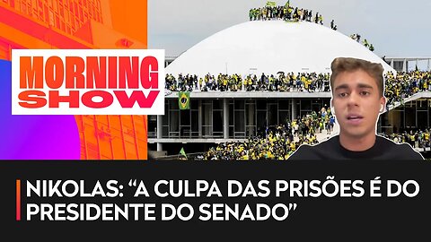 Nikolas Ferreira fala sobre ataques em Brasília durante entrevista ao “Tá Na Roda”