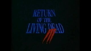 RETURN OF THE LIVING DEAD III (1993) Trailer [#VHSRIP #returnofthelivingdead3VHS]