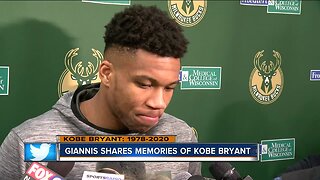 Giannis shares memories of Kobe Bryant