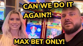 JACKPOT ON EVERY SLOT CHALLENGE MAX BET ONLY!