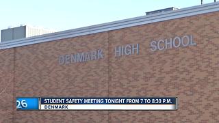 Denmark school safety meeting
