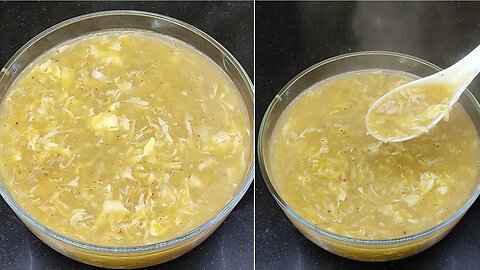 [Subtitles] Indian Chicken egg soup banana ka tarika | best soup recipe by Cooking With Hira