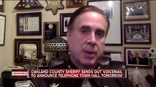 Oakland County Sheriff sends out voicemail to announce telephone town hall Thursday