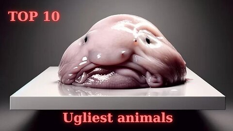 🦧TOP 10 UGLIEST animals alive🐍 #top10 #ugliestanimals