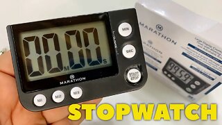 Digital Count Up Timer Stopwatch Review
