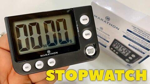 Digital Count Up Timer Stopwatch Review