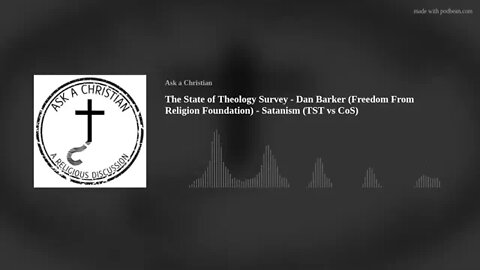 The State of Theology Survey - Dan Barker (Freedom From Religion Foundation) - Satanism (TST vs CoS)