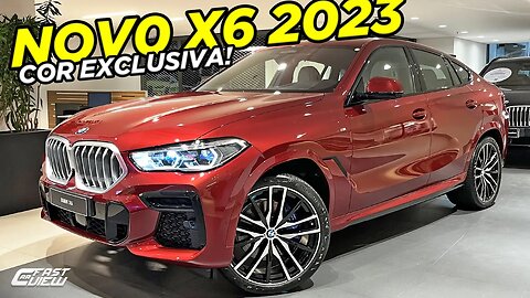 NOVO BMW X6 M SPORT XDRIVE 40I 2023 EM CONFIGURAÇÃO EXCLUSIVA, COM MOTOR DE 340 CV E MUITO LUXO!
