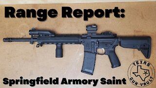 Range Report: Springfield Armory Saint (Entry Level AR-15 / M4 Rifle)
