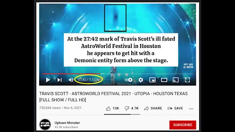 Caught on Video: Two Demonic Entities Enter Travis Scott and the Crowd at His AstroWorld Festival