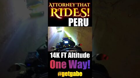 Riding Peru's Death Road! #getgabe