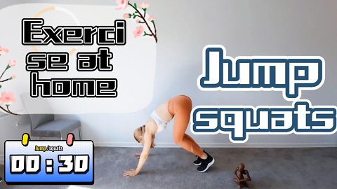 At-home training: jump squats|SPORTSTRAINING