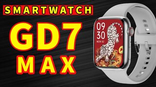 GD7 MAX smart watch unbox pk GS7 DT7 IW8 Pro Max