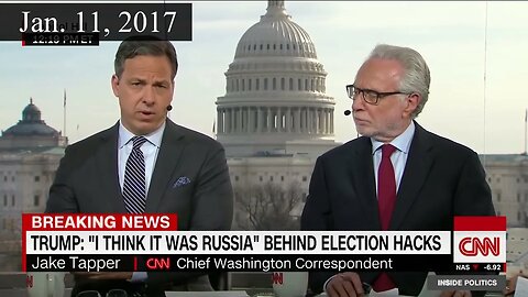 Jake 'THE FAKE' Tapper reaction to Buzzfeed