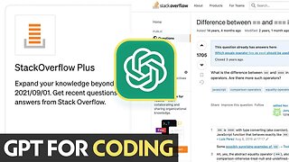 ChatGPT StackOverflow Plus Plugin Integration & Questions and Answers on Stack Overflow | Tutorial