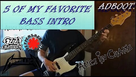 TOP 5 Bass Intros - Metal/Rock (Amplitube 5)
