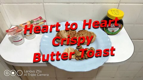 2K FHD The Making of Heart to Heart Crispy Butter Toast - SnS Eight (8) Minute Recipe (#snsrecipes)