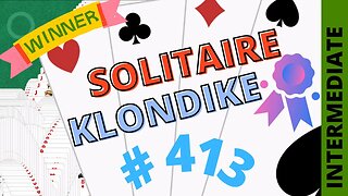 Microsoft Solitaire Collection - Klondike - INTERMEDIATE Level - # 413