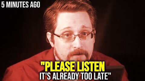 Edward Snowden CRIES "It Will Be Mandatory Next Year" 12/15/23..