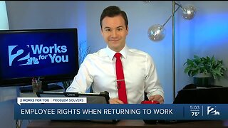 Employee rights when returning to work