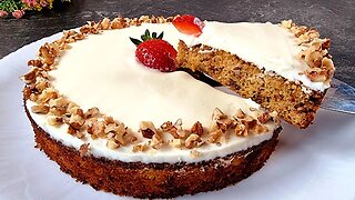 The Best Carrot Cake You'll Ever Taste! Everyone will love it!