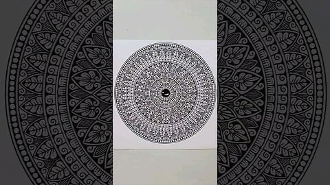 Mandala art. #mandalaart #shorts #art&Craft