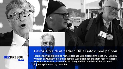 Davos: President nadace Billa Gatese pod palbou