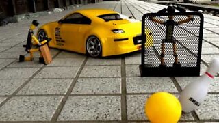 Remote controlled car performs awesome drifting tricks