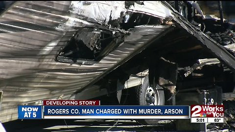 Rogers County Man Charged with Murder, Arson