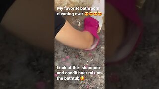 This is the most amazing cleaning ever! #cleaningmotivation #vlog #cleaningvlog #bathroom #shorts