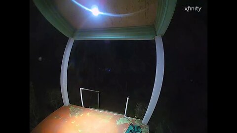 Orb floating off porch #paranormal #unknown #light