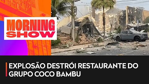 Explosão destrói restaurante e danifica outros imóveis em Teresina