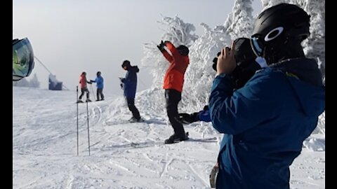 Un phénomène exceptionnel au sommet du mont Tremblant