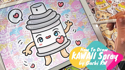 how to Draw Kawaii Spray by Garbi KW