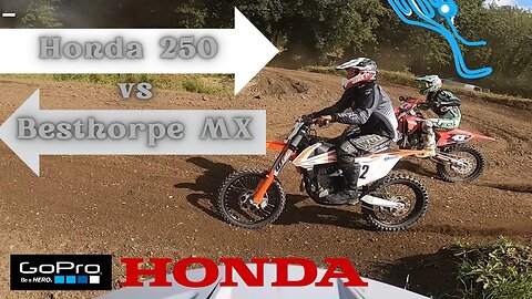 The Thrilling Ride of Honda 250 at Besthorpe Motocross