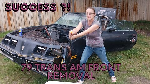1979 Trans Am front end removal.. Is it a Success?
