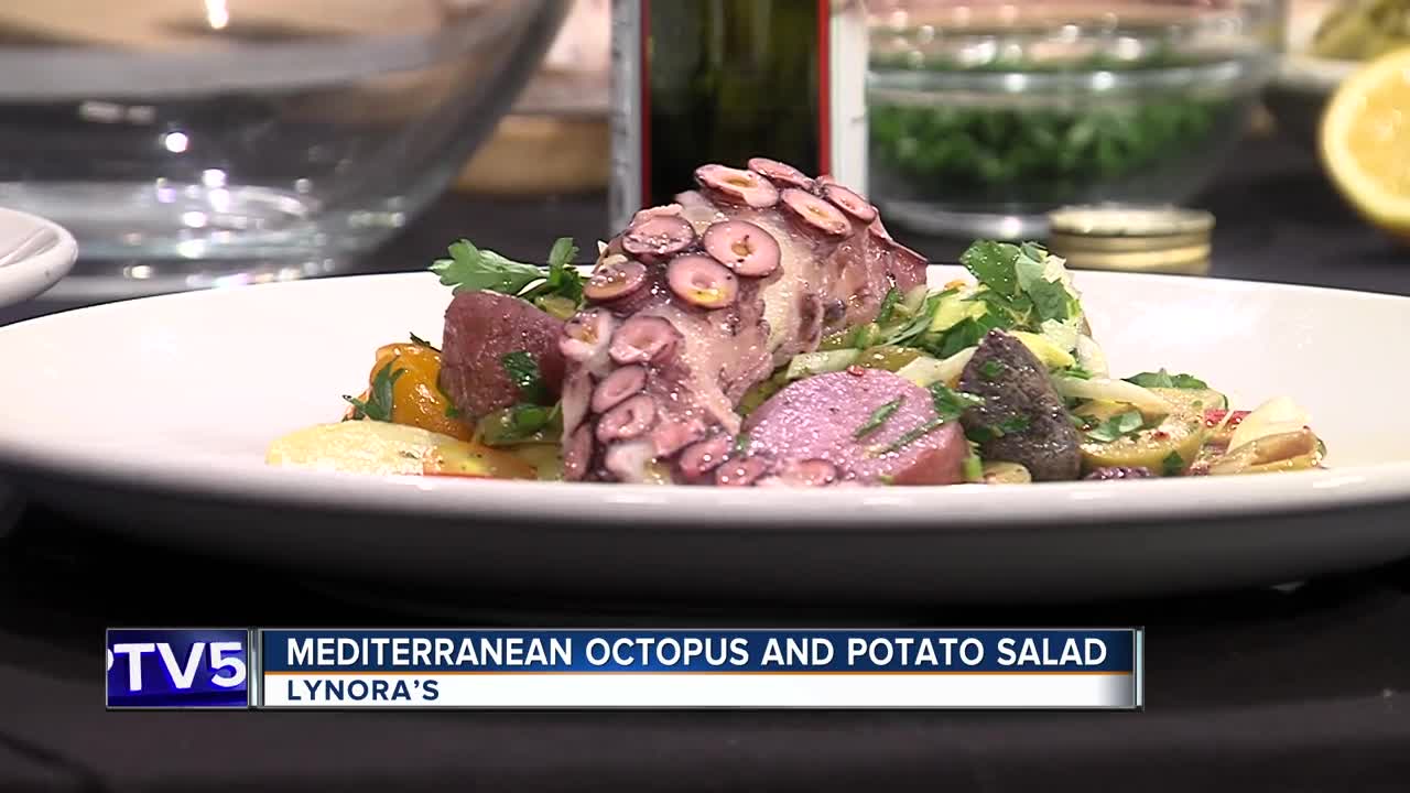 Recipe for Mediterranean octopus with potato salad