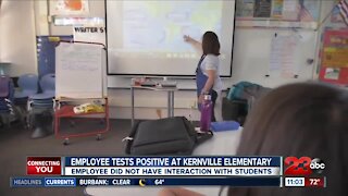 staff member at Kernville Elementary tests positive for covid