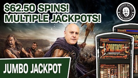 Before The Tripod 📹 $62.50 Spins on Spartacus Slays Multiple Jackpots