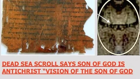 Jesus Prophesised, Dead Sea Scroll "Vision of the Son of God" Parallels, Gospel of Luke