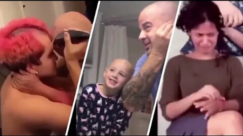 People who shave head for support | Random Acts of Kindness 2022...!!! [Pt. 2]