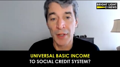 Bill S-233 Universal Basic Income to Social Credit System?