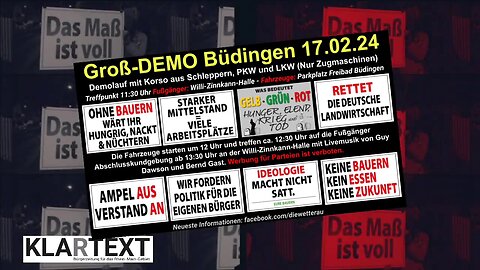 Einladung zum Bauernprotest nach #Büdingen 🚜💪🏾👈