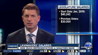 Salaries range for members of Colorado's legislature