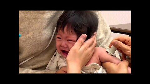 baby funny crying || baby funny vs doctor 001