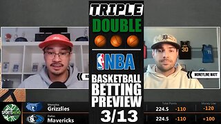 NBA Picks & Predictions | Grizzlies vs Mavericks | Bucks vs Kings | SM Triple-Double for March 13