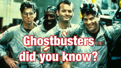#Ghostbusters #EverythingYoudidntknow Ghostbusters 1984 Trivia 5 things You Didn't Know #trivia