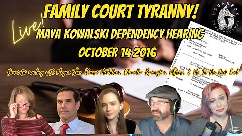 Dramatic Reading of Maya Kowalski Shelter Hearing Transcripts October 14, 2016