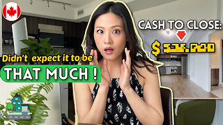 How much CASH upfront I needed to buy a house in Canada (Closing cost details) 🏡💵