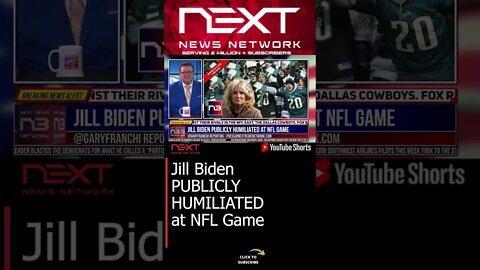 Jill Biden PUBLICLY HUMILIATED at NFL Game #shorts